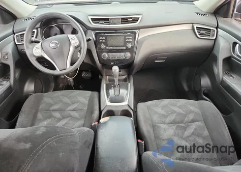 2016 Nissan Rogue S из США, поврежденный, VIN 5N1AT2MM9GC760095